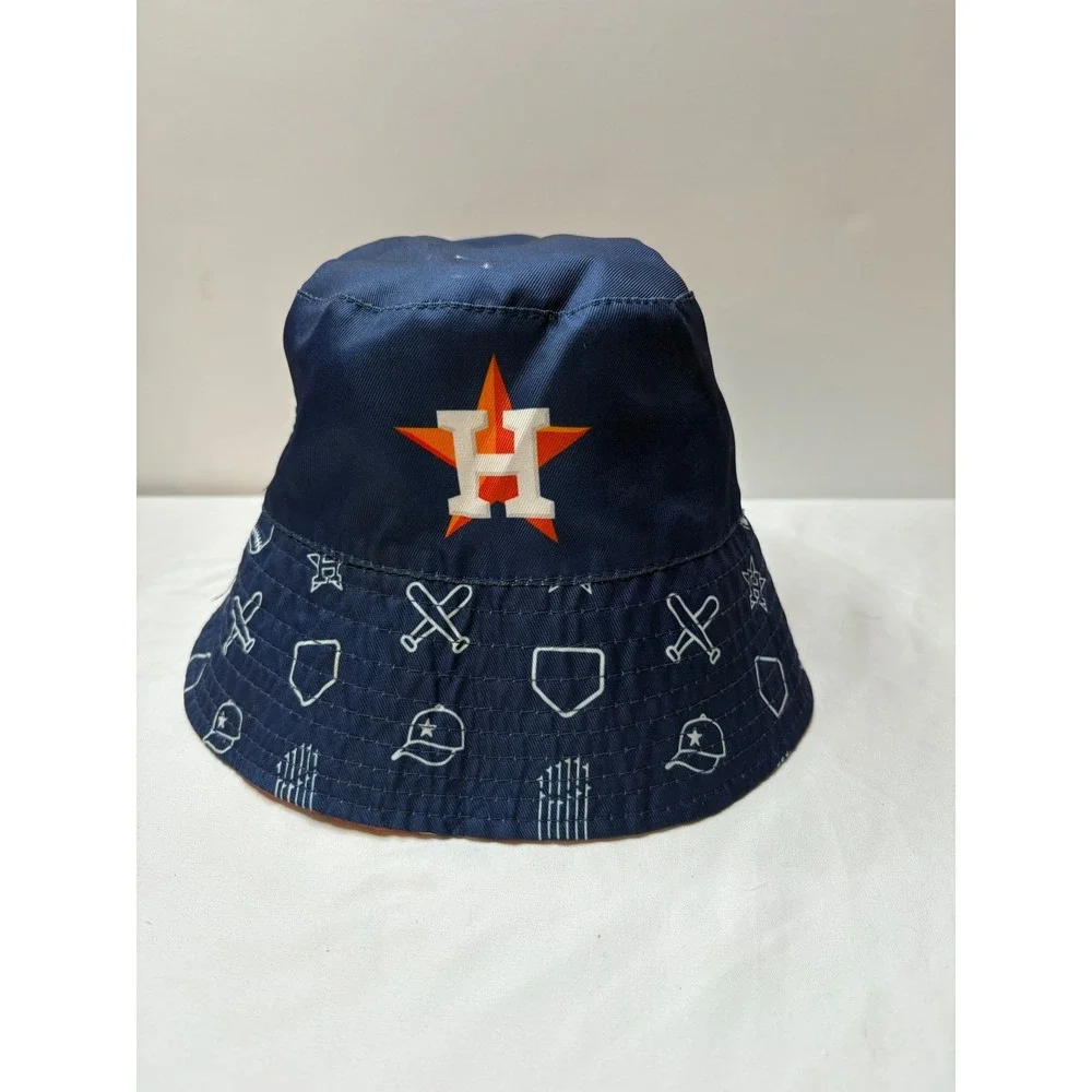 Houston Astros Buddies‎ Club Kids Reversible Bucket Hat Navy Orange HEB MLB